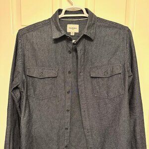 Goodfellow Denim Chambray Thick Shirt Mens M